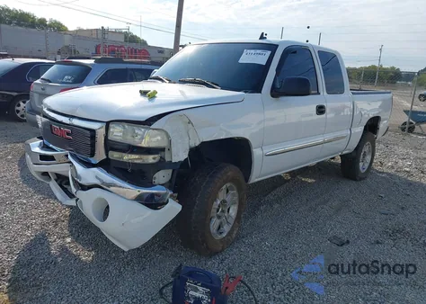 2006 GMC Sierra 1500 Sle1 from USA, damaged, VIN 1GTEC19T96Z237610